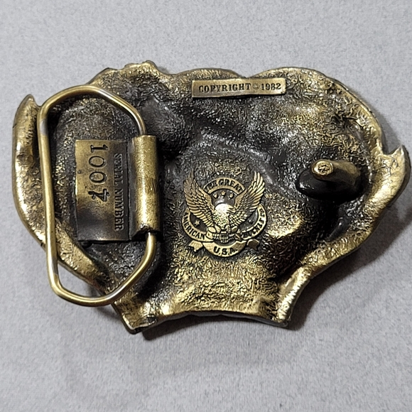 Vintage Deer Buckle. - Picture 3 of 7
